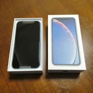 アイフォーン(iPhone)のヒマラヤ様専用【SIMフリー新品未使用】iPhone XR 128 GB ブルー(スマートフォン本体)