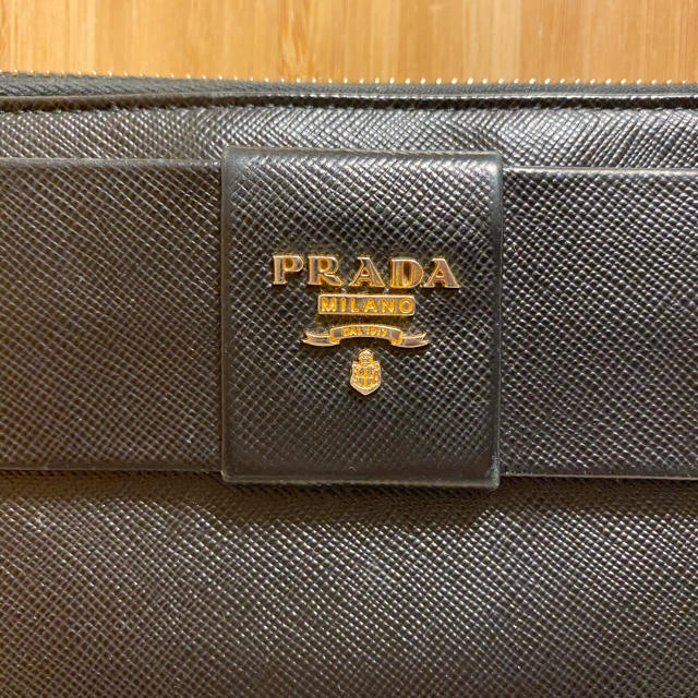 PRADA(プラダ)のPRADA・プラダ　長財布　リボン レディースのファッション小物(財布)の商品写真