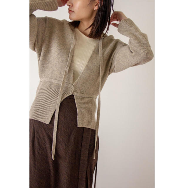 BEAUTY&YOUTH UNITED ARROWS(ビューティアンドユースユナイテッドアローズ)のlittle suzie 2way Ribbon Knit  レディースのトップス(ニット/セーター)の商品写真