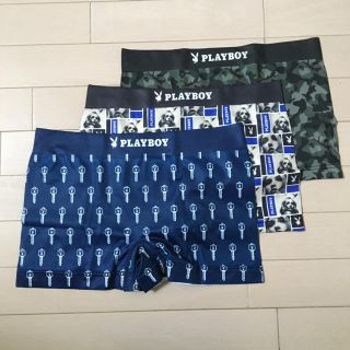 プレイボーイ(PLAYBOY)の未使用☆PLAYBOY☆アンダーウェア 3枚セット Lサイズ(ボクサーパンツ)