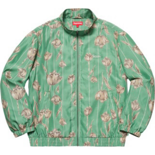 supreme floral silk track jacket