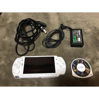 プレイステーションポータブル(PlayStation Portable)のPSP3000本体  パール ホワイト(携帯用ゲーム機本体)