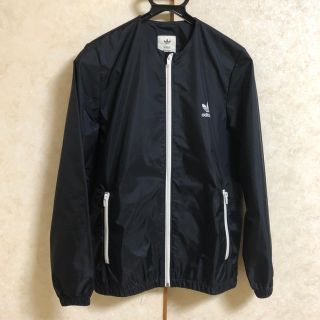 ハイク(HYKE)のHYKE adidas ハイク　アディダス　トレフォイル　ノーカラー　M 黒(ジャージ)