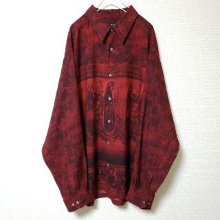 ポールスミス(Paul Smith)の【Vintage】輸入 USA ペイズリー柄 レーヨン OLD ヴィンテージ(シャツ)