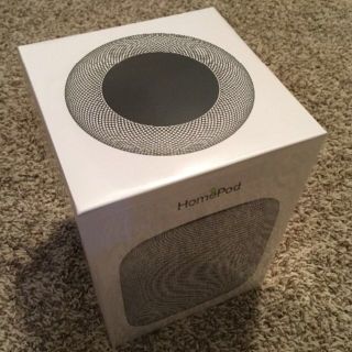 アップル(Apple)の[新品未開封] Apple HomePod スペースグレイ(スピーカー)