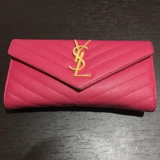 Saint Laurent - 長財布 イヴ・サンローラン 長財布 ピンクの+ ...