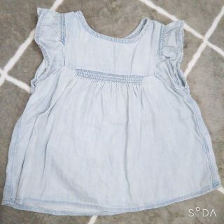 ベビーギャップ(babyGAP)のbaby GAP デニムフリル(ワンピース)