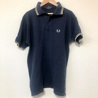 フレッドペリー(FRED PERRY)のFRED PERRY 古着ポロシャツ　紺(ポロシャツ)