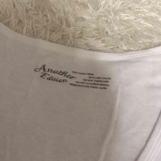 ANOTHER EDITION(アナザーエディション)のアナザーエディション 白Tシャツ レディースのトップス(Tシャツ(半袖/袖なし))の商品写真