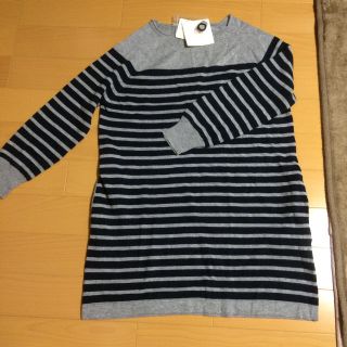 ユナイテッドアローズグリーンレーベルリラクシング(UNITED ARROWS green label relaxing)のボーダーワンピース(ひざ丈ワンピース)