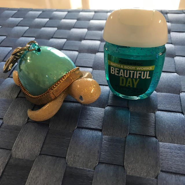 Bath & Body Works(バスアンドボディーワークス)のバスアンドボディワークス　ハンドジェルホルダー&ジェル コスメ/美容のボディケア(ハンドクリーム)の商品写真