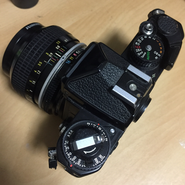 Nikkor 50mm f1.4 + Nikon FE + ストロボSB-27