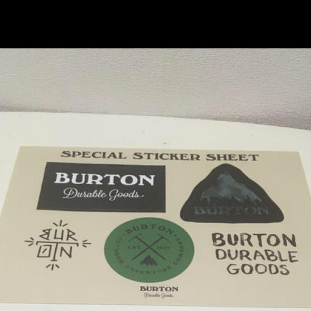 BURTON(バートン)のBurton ステッカー スポーツ/アウトドアのアウトドア(その他)の商品写真