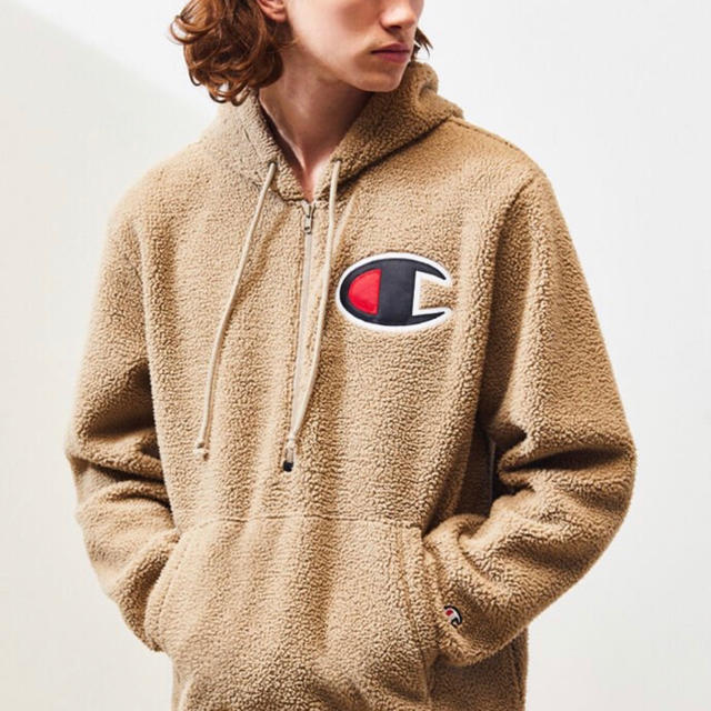 Champion - L チャンピオン ボアフリース ハーフジップ パーカー 新品 ...