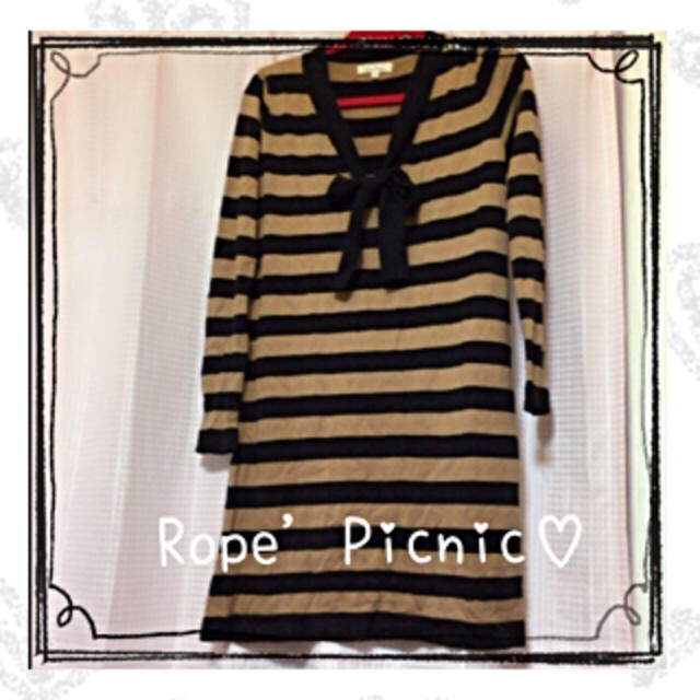 Rope' Picnic(ロペピクニック)のRope' Picnic☆ボーダーワンピ レディースのワンピース(ひざ丈ワンピース)の商品写真