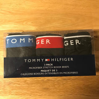 トミーヒルフィガー(TOMMY HILFIGER)のおばさん様専用　トミーヒルフィガー メンズボクサーパンツ 3枚セット新品　未使用(ボクサーパンツ)