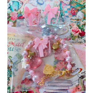 アンジェリックプリティー(Angelic Pretty)のAngelic Pretty プレゼントボックス アクセ 3点(リング(指輪))