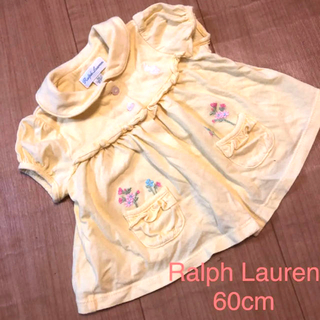 ラルフローレン(Ralph Lauren)の美品◆Ralph Lauren 60cm 刺繍トップス(シャツ/カットソー)