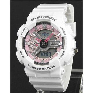 G-SHOCK - G-SHOCK protection 白×ピンク 美品 未使用の通販 by