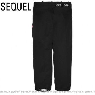 フラグメント(FRAGMENT)のXL★SEQUEL★T/C CHINO PANTS BLACK 新品未使用品(チノパン)