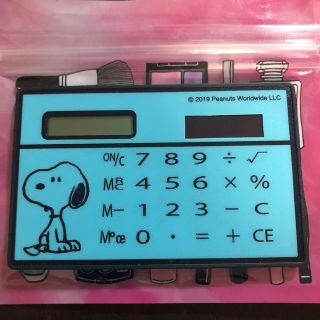 スヌーピー(SNOOPY)のSPRING付録スヌーピー電卓(オフィス用品一般)