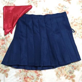 セーラー服 スカートとスカーフのセット(その他)