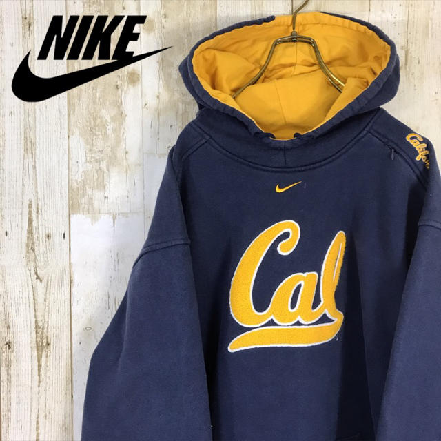 【激レア】NIKE ナイキ パーカー Cal Bears ビッグロゴ ゆるだぼ