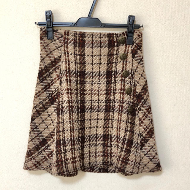 SNIDEL(スナイデル)のsnidel ウール チェックスカート  レディースのスカート(ミニスカート)の商品写真