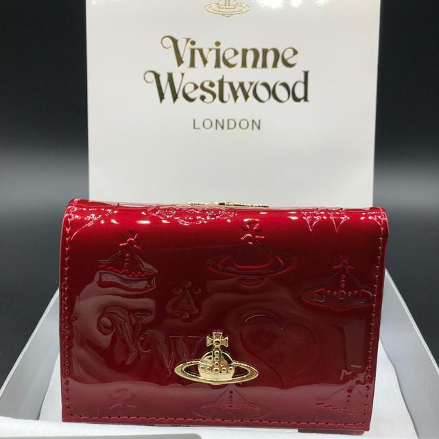 【新品・正規品】ヴィヴィアン ウエストウッド 折財布 110 赤 プレゼント