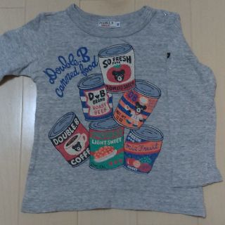 ダブルビー(DOUBLE.B)のこだまやまびこさま、専用ダフルビー90サイズ長袖Tシャツ(Tシャツ/カットソー)