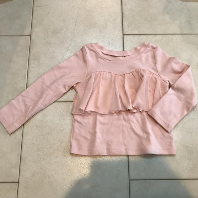 petit main(プティマイン)のサイズ100 petitmainカットソー キッズ/ベビー/マタニティのキッズ服女の子用(90cm~)(Tシャツ/カットソー)の商品写真