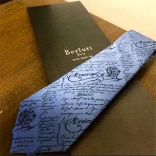 ベルルッティ(Berluti)のベルルッティ ネクタイ マットブルー 新品 未使用(ネクタイ)