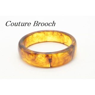 クチュールブローチ(Couture Brooch)の【T40】Couture Brooch クチュールブローチ べっ甲調 アクリル (ブレスレット/バングル)