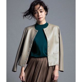 23区 レザージャケット ノーカラージャケット(レディース)の通販 17点