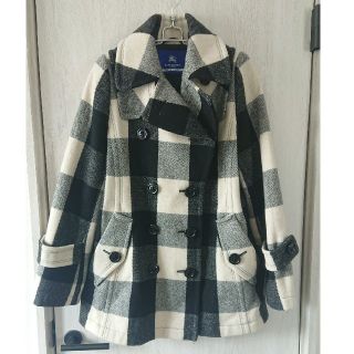 バーバリーブルーレーベル(BURBERRY BLUE LABEL)のBURBERRY BLUE LABEL チェックPコート 38(ピーコート)