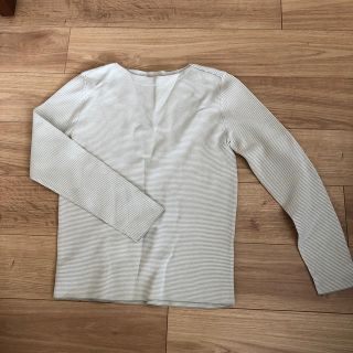 ユニクロ(UNIQLO)のUNIQLO ルメール　ボートネックカットソー サイズ:M (Tシャツ/カットソー(七分/長袖))