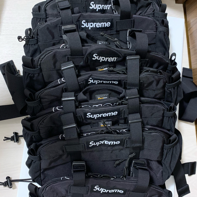 supreme ウエスト バッグ 黒 - ウエストポーチ