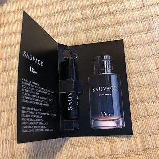 クリスチャンディオール(Christian Dior)のソヴァージュ　香水　メンズ　1ml(香水(男性用))