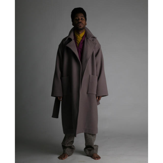 豪華 - SUNSEA ATHA-DOUBLE TAN COAT MAXI MELTON チェスターコート