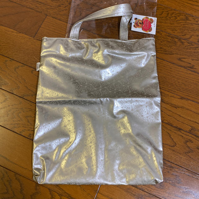 大和屋 - 大和屋 ラビラビ くま 総柄 トート バッグ ゴールドの