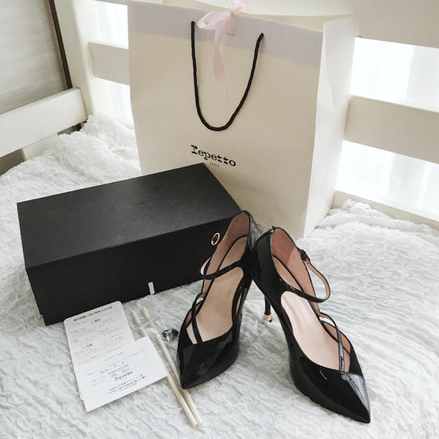 repetto(レペット)のRepetto ヒールパンプス 23.5 24 未使用に近い 美品 結婚 春 レディースの靴/シューズ(ハイヒール/パンプス)の商品写真