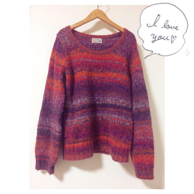 flower(フラワー)のused knit ♡ レディースのトップス(ニット/セーター)の商品写真