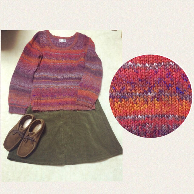 flower(フラワー)のused knit ♡ レディースのトップス(ニット/セーター)の商品写真