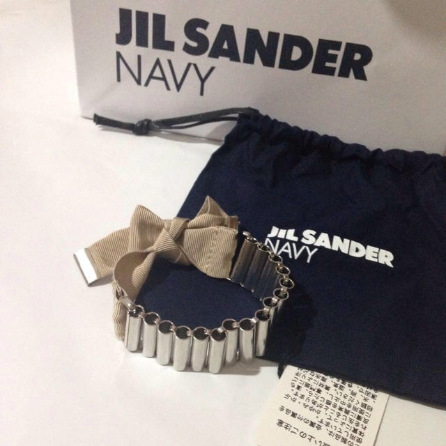 Jil Sander(ジルサンダー)の新品 ジルサンダーネイビー ブレスレット レディースのアクセサリー(ブレスレット/バングル)の商品写真