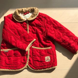 サンカンシオン(3can4on)の子供服　冬服　アウター　赤　90cm 3can4on(ジャケット/上着)