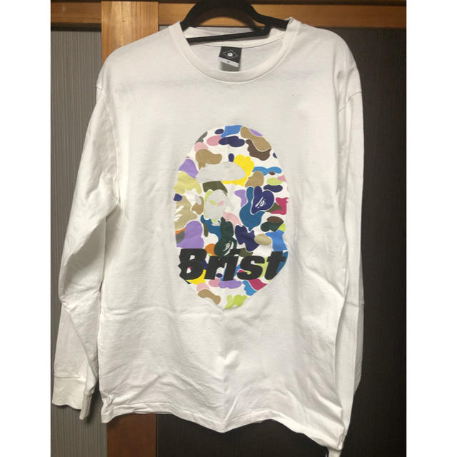 BAPE x FCRB L/S APE HEAD TEE