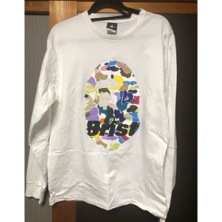 アベイシングエイプ(A BATHING APE)のBAPE x FCRB L/S APE HEAD TEE(Tシャツ/カットソー(七分/長袖))