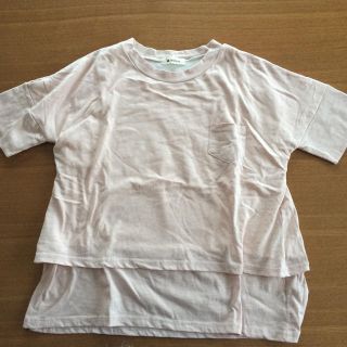 s76様専用   ミルクティー  ベーシック・2wayポケッタブルTee(マタニティトップス)