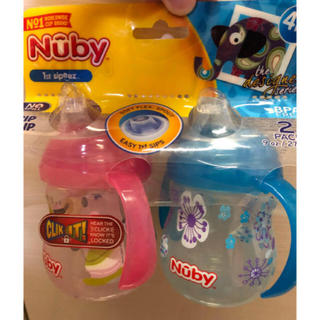 ピジョン(Pigeon)のブルー マグマグ ストロー NUBY ハワイ(マグカップ)