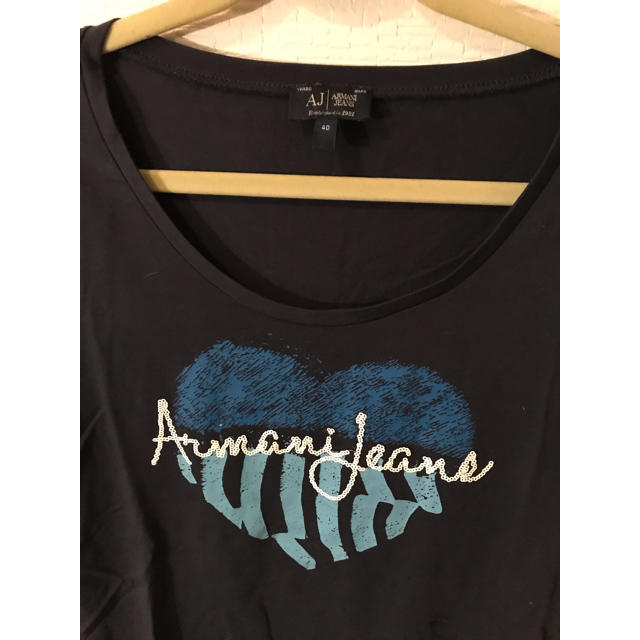 ARMANI JEANS(アルマーニジーンズ)の古着 中古 アルマーニジーンズ Tシャツ  レディースのトップス(Tシャツ(半袖/袖なし))の商品写真